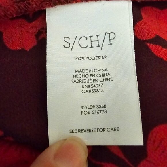 Cabi Cameo Floral Double Layer Split Back Tank Top Sz S - Picture 7 of 8